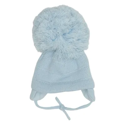 Bobble hat (Blue) from Sätila Acrylic, Polyester