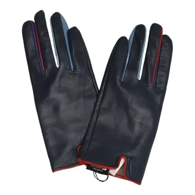 Gants en cuir (Bleu, Multicolore) de MyWalit Cuir, Laine