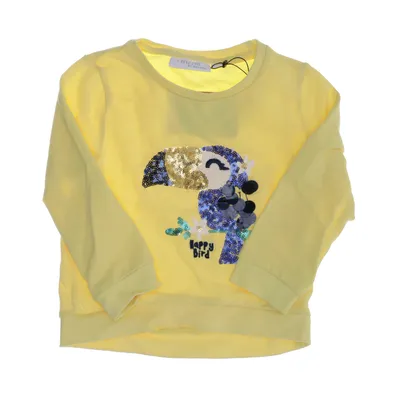 Sweatshirt (Jaune, Multicolore) de Frizzle by Bel&Bo Coton, Élasthane