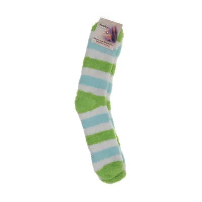 Gebreide sokken (Blauw, Groen, Wit) van Fashy