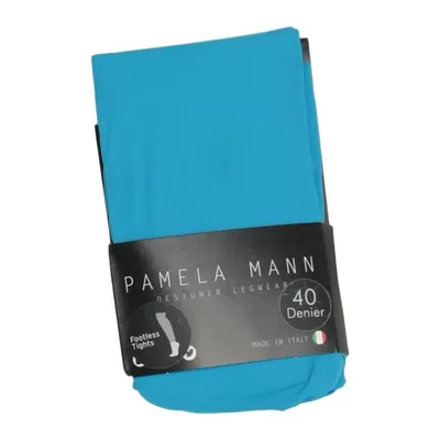 Collants en nylon (Bleu) de Pamela Mann