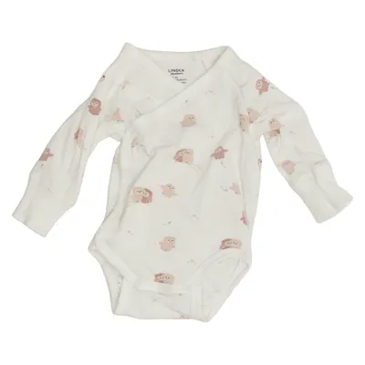 Body (Hvid, Flerfarvet) fra Lindex Newborn Bomuld, Elastan