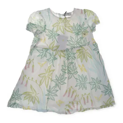 Klänning (Vit, Flerfärgad) från Lindex x Joy Zandén Bomull