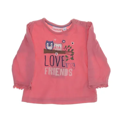 Långärmad t-shirt (Rosa, Flerfärgad) från Liegelind Bomull, Elastan