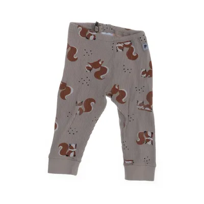 Leggings (Beige, Brun) från Polarn O. Pyret Elastan, Ekologisk bomull