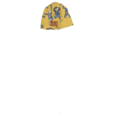 Beanie (Geel, Blauw, Meerkleurig) van Emil i Lönneberga Elastaan, Organisch katoen
