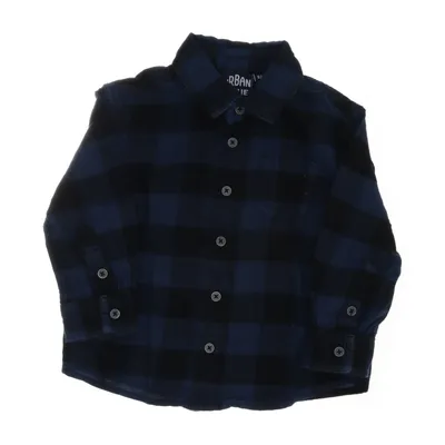 Flannel shirt (Black, Blue) from Urban Wave Cotton