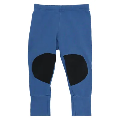 Leggings (Blå, Svart) från Papu Elastan, Ekologisk bomull