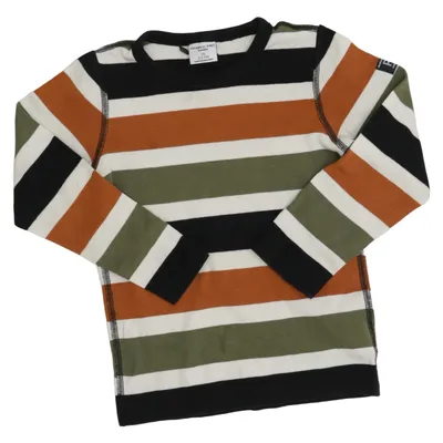 Lange mouwen shirt (Wit, Zwart, Groen) van Polarn O. Pyret Organisch katoen