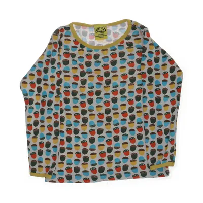 Långärmad t-shirt (Flerfärgad) från Duns Ekologisk bomull