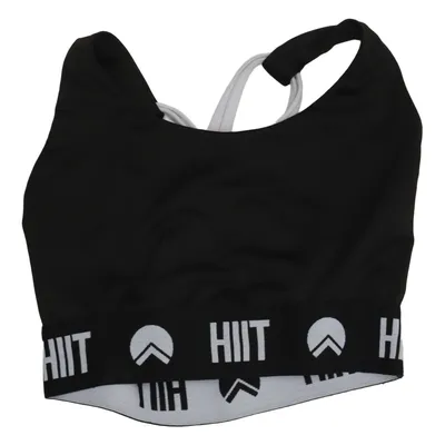 Sport-bh (Zwart, Grijs) van Hiit Elastaan, Polyester