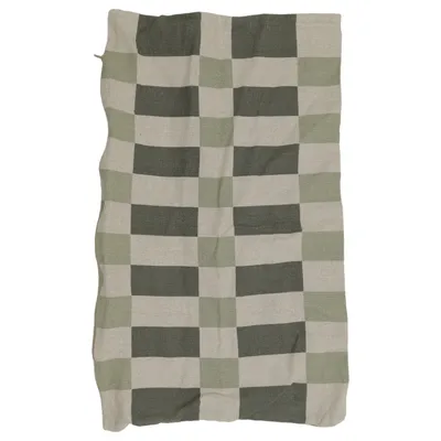 Sierkussensloop (Beige, Groen) van H&M Home Katoen, Linnen