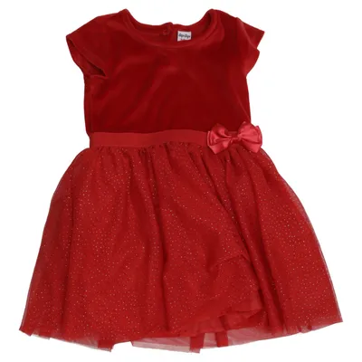 Jurk (Rood) van Dopo Dopo Baby Elastaan, Polyester
