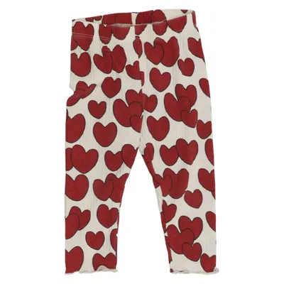 Leggings (Vit, Röd) från Sweetie Bomull, Elastan, Polyester