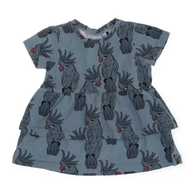 Klänning (Blå, Grå, Flerfärgad) från Dear Sophie Bomull, Elastan