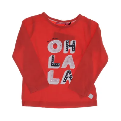 Långärmad t-shirt (Röd) från Jubel Bomull, Elastan