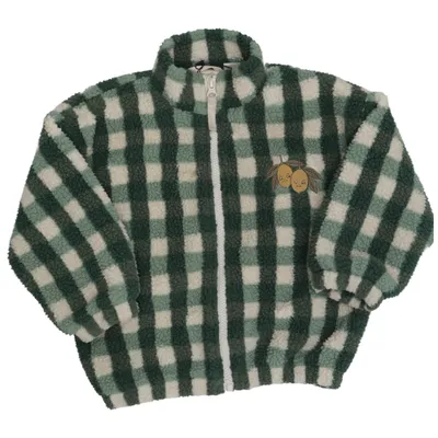 Fleecejacka (Grön, Beige) från Konges Sløjd Återvunnen polyester