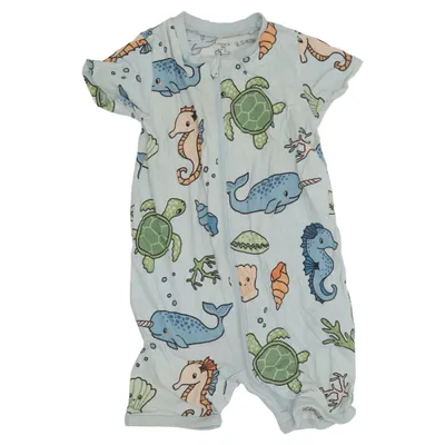 Barboteuse (Bleu, Multicolore) de Lindex Baby Coton
