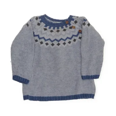 Tröja (Grå, Blå, Vit) från Cyrillus Angora, Bomull, Polyamid