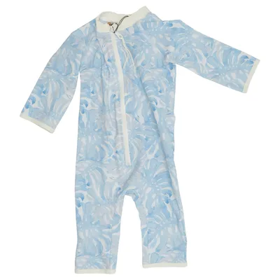 UV beschermende kleding (Blauw, Wit) van IA BON Elastaan, Polyamide