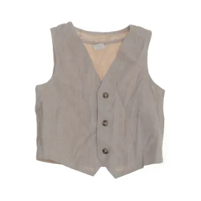 Suit vest (Beige) from H&M Linen, Cotton