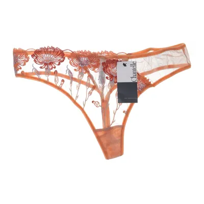 Thongs (Orange, Multicolored) from Chantelle Cotton, Elastane, Nylon, Polyester