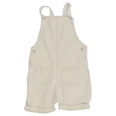 Hängselshorts (Beige) från H&M Adorables Bomull, Lyocell, Polyester