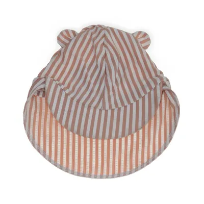 Bucket hat (Beige, Wit) van Liewood