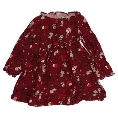 Dress (Red, Multicolored) from LC Waikiki Baby Cotton