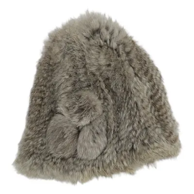 Fur cap (Gray) from Stretch
