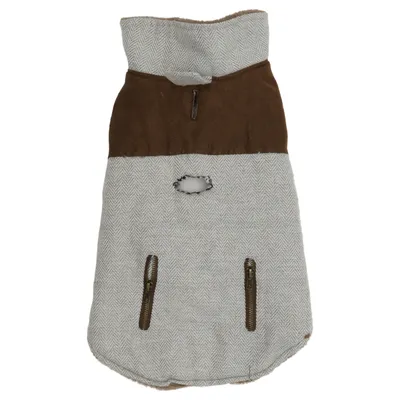 Dog coat (Gray, Brown) from AniOne