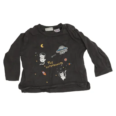 T-shirt à manches longues (Gris) de Zara BabyBoy Coton