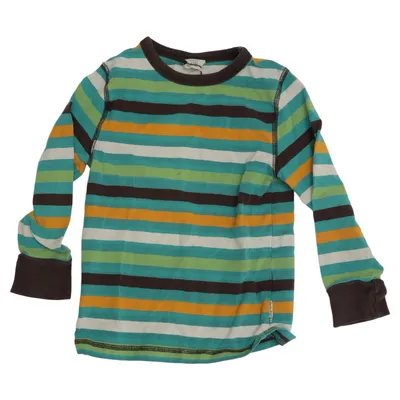Lange mouwen shirt (Blauw, Groen, Bruin) van Maxomorra Katoen, Elastaan