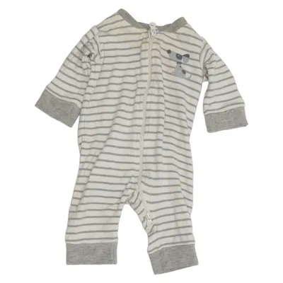 Rompers (White, Gray) from Bambu Baby Bamboo, Cotton