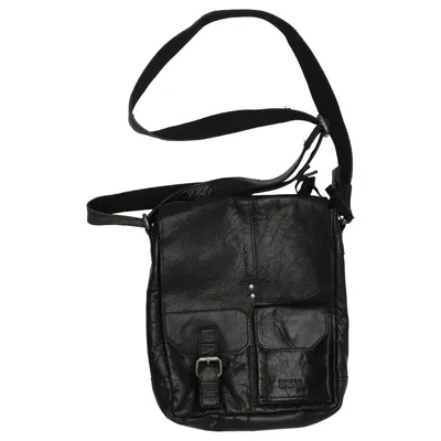 Sac à bandoulière (Noir) de Spikes & Sparrow Coton, Cuir, Polyester