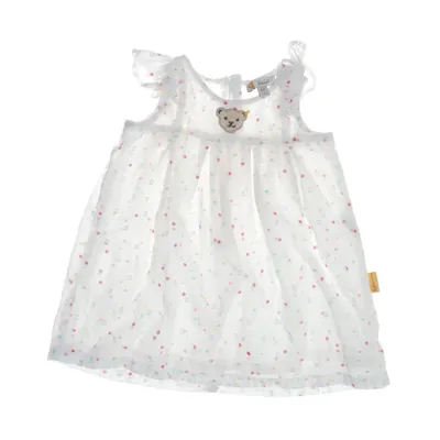 Dress (White, Multicolored) from Steiff