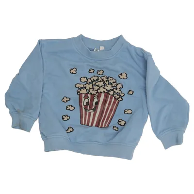 Sweatshirt (Blå) fra Rikiki Bomuld, Polyester