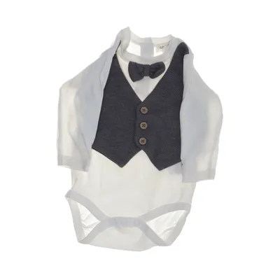 Body (White) from Newbie by KappAhl Cotton, Elastane, Polyester