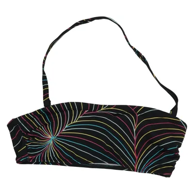Bikini top (Black, Multicolored) from Beachwear by Damella Elastane, Polyamide