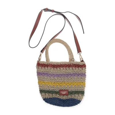 Shoulder-bag (Multicolored) from Lollipop Polyester, Hemp