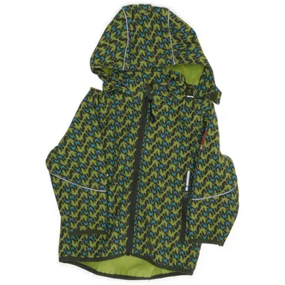 Outdoorjakke (Grøn, Turkis) fra Jako-O Elastan, Polyester
