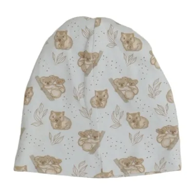 Bonnet (Bleu, Marron, Blanc) de Fixoni Coton biologique