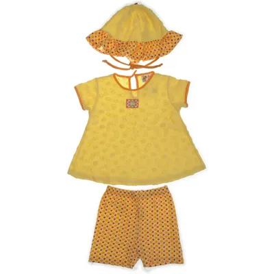 Set (Gul, Orange, Röd) från Baby by Kappahl Bomull