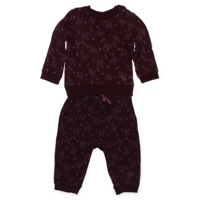 Pajamas (Red) from Topomini Cotton, Elastane