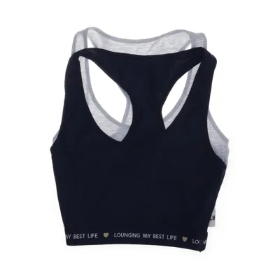 Sports bra (Blue, Gray) from George Cotton, Elastane