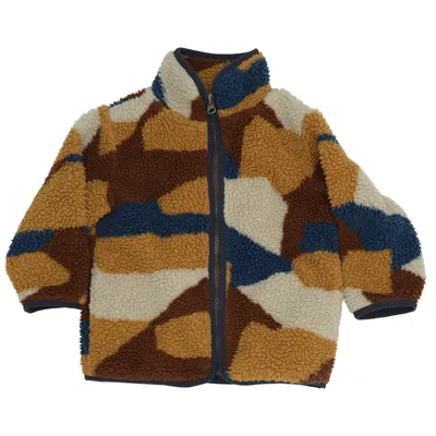 Fleece jacket (Blue, Multicolored) from Mini Rodini Polyester