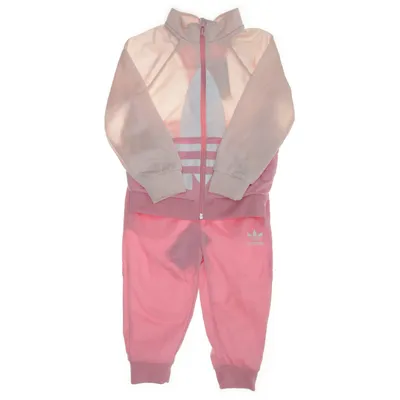 Sportssæt (Pink, Flerfarvet) fra Adidas Genanvendt polyester