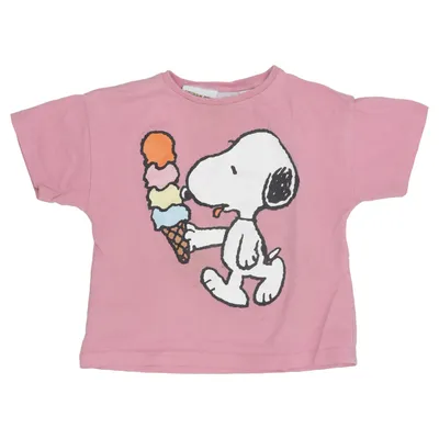 T-shirt (Roze, Meerkleurig) van Zara x Peanuts