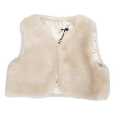 Pelsvest (Beige) fra H&M