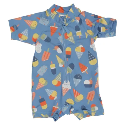 UV-kläder (Blå, Flerfärgad) från Polarn O. Pyret Elastan, Återvunnen polyester